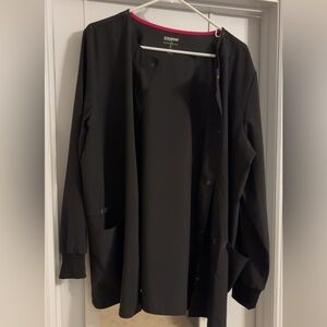 Scrubstar Black Scrub Jacket